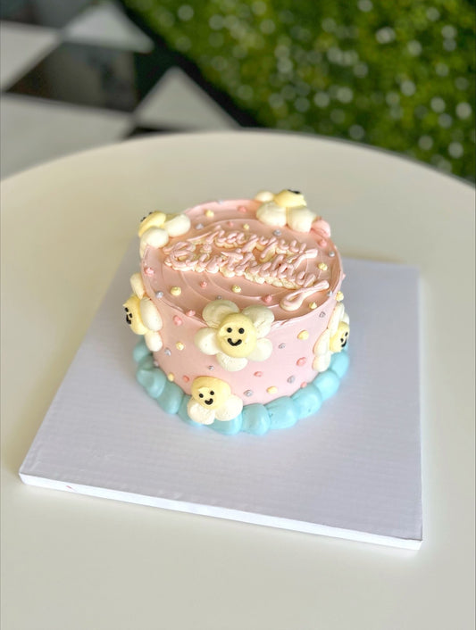 Happy Daisy Celebration cake