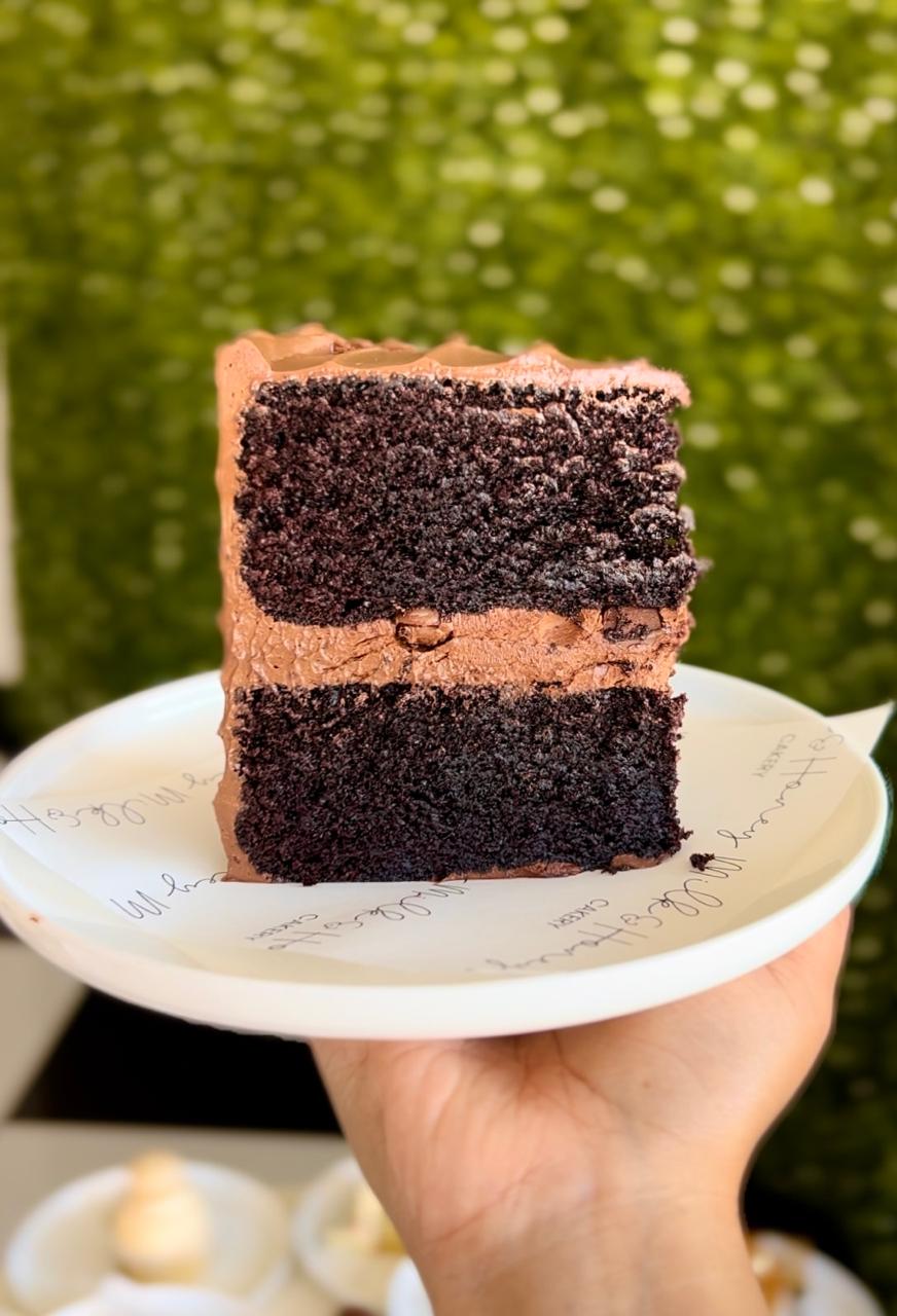 The Best chocolate cake ever- cake slice