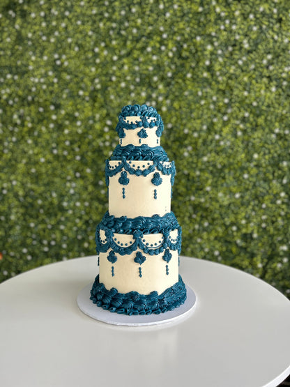 Three- tiered celebration cakes