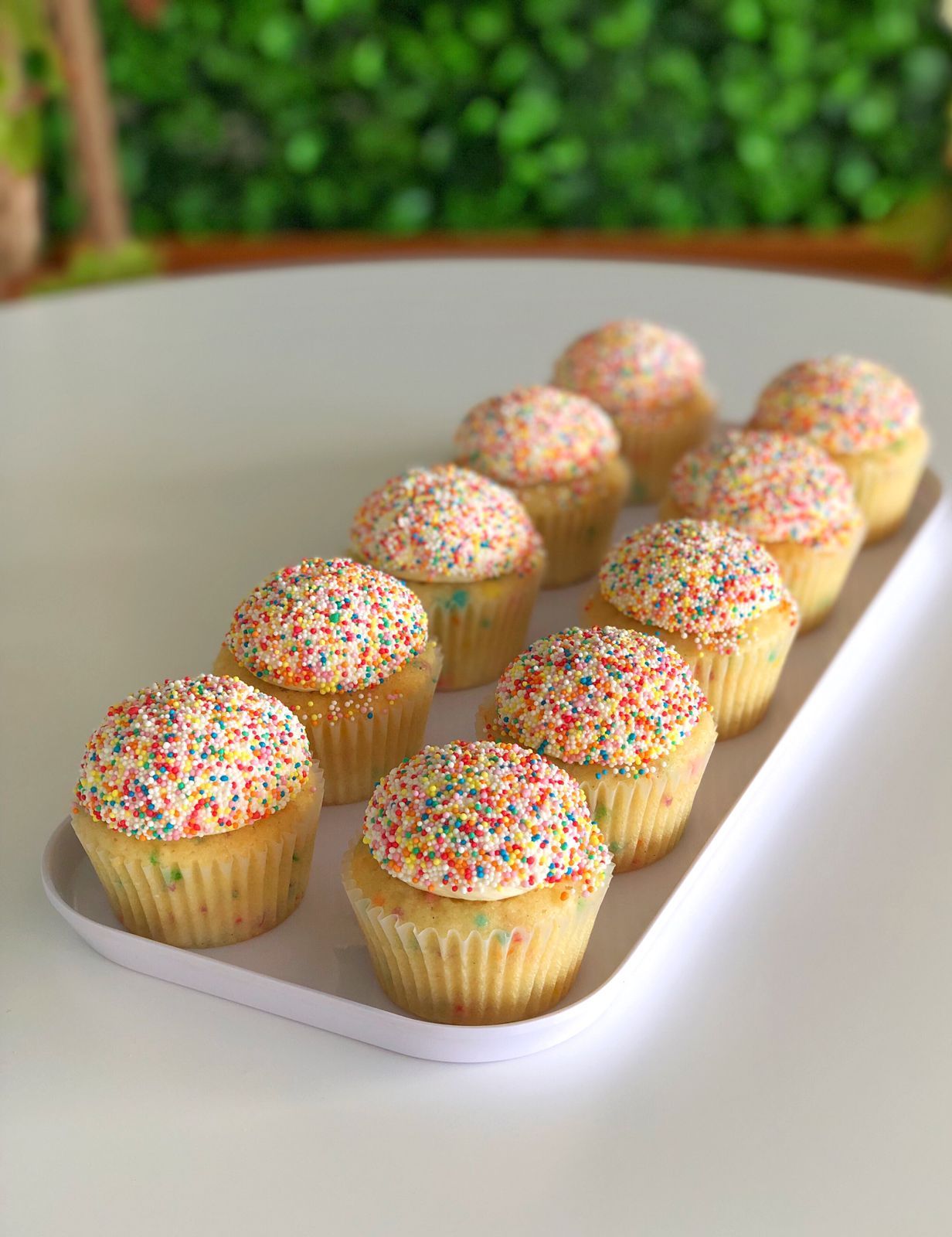 Sprinkle Cupcakes.